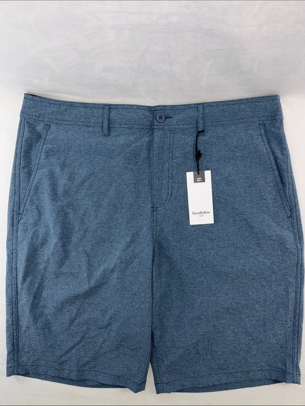 Goodfellow & Co Hybrid Swim Trunks Blue Heather Casual Shorts
